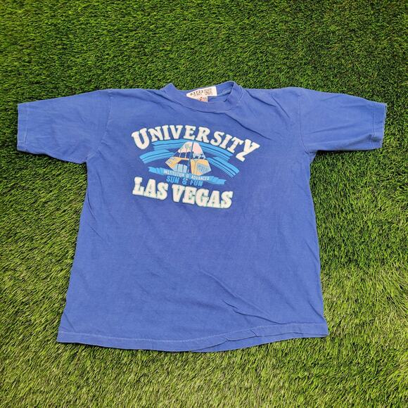 Vintage 1993 University Las-Vegas Shirt Womens XL 21x23 Blue - Picture 1 of 12